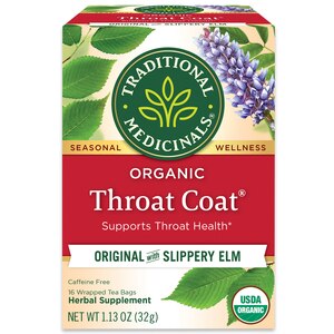 Traditional Medicinals Organic Throat Coat Herbal Tea, 16 ct, 1.13 oz
