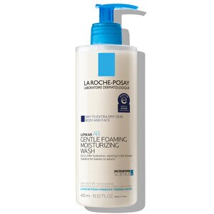 La Roche-Posay Lipikar Wash AP+ Body & Face Wash Pump for Extra Dry Skin, 13.5 OZ