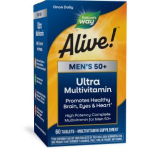 Nature's Way Alive! Once Daily Men's 50+ Ultra Potency Tablets, 60 CT