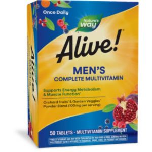 Nature's Way Alive! Men's Energy Multivitamin Tablets, 50 CT