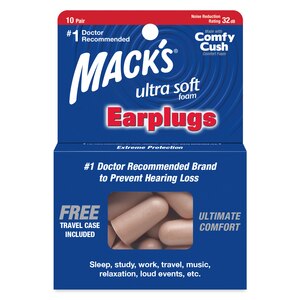 Mack's Ultra Soft 10 Pair Foam Earplugs