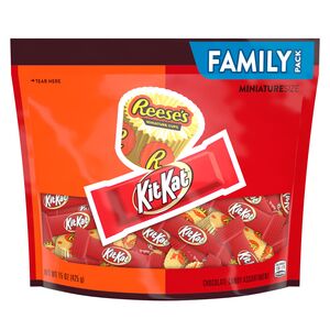 Reese's and Kit Kat Chocolate Candy Assortment, 45 ct, 15 oz