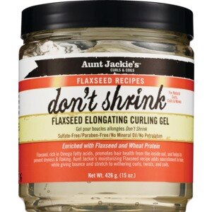 Aunt Jackie's Don't Shrink Flaxseed Elongating Curling Gel, 15 OZ