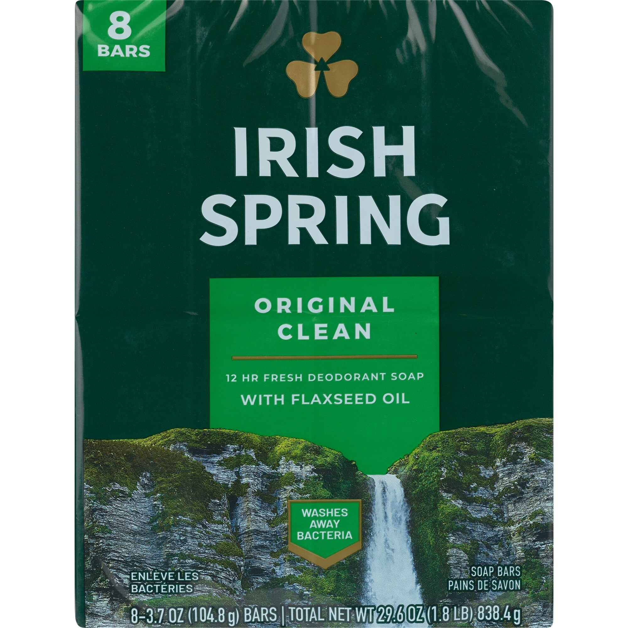 Irish Spring Bar Soap, Original, 8 CT