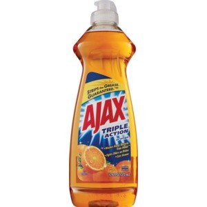 Ajax Ultra Triple Action Liquid Dish Soap, Orange, 12.6 OZ
