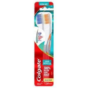 Colgate Gum Health Toothbrush, Ultra Soft Bristle, 2 CT