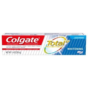 Colgate Total Whitening Toothpaste, 1.4 OZ.