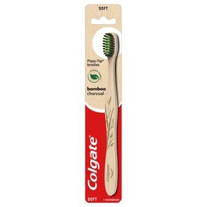 Colgate Bamboo Charcoal Toothbrush, Soft Bristle, 1 CT