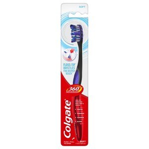Colgate 360 Total Advanced Floss-Tip Toothbrush