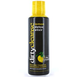 Dirtycleanse Lemon Detox Elixir Volcanic Charcoal Lemon Juice Cleanse