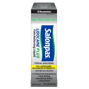 Salonpas Lidocaine Plus Pain Relieving Liquid, 3 OZ