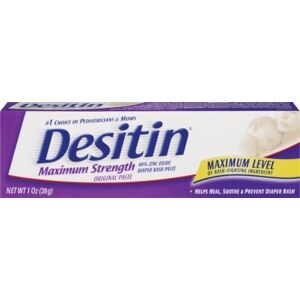 Desitin Maximum Strength 40% Zinc Oxide Original Diaper Rash Paste