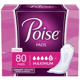 Poise Incontinence Pads Maximum Absorbency, thumbnail image 1 of 7