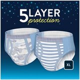 Goodnites Nighttime XL Underwear, 9 CT, thumbnail image 5 of 9