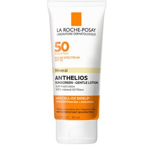 La Roche-Posay Anthelios Body and Face Mineral Sunscreen Lotion, SPF 50