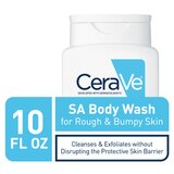 CeraVe SA Body Wash for Rough & Bumpy Skin, Skin Smoothing, 10 OZ, thumbnail image 2 of 9