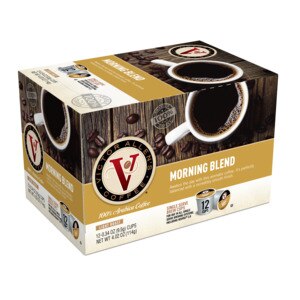 Victor Allen's Morning Blend Coffee, Light Roast, Single Serve Brew Cups, 12 ct