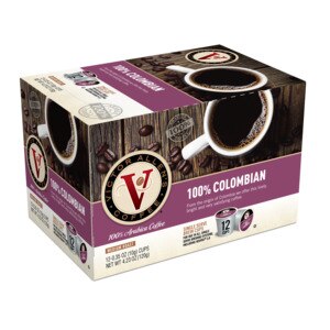 Victor Allen's 100% Colombian Coffee, Medium Roast, Single Serve Brew Cups, 4.23 oz