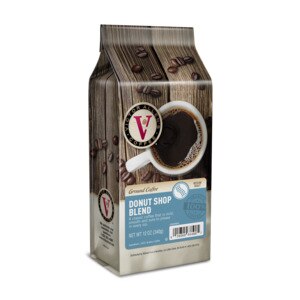 Victor Allen's Donut Shop Blend Ground Coffee, Medium Roast, 12 oz
