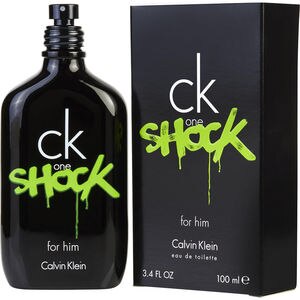 Ck One Shock For Him by Calvin Klein Eau De Toilette Spray, 3.4 OZ