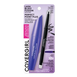 CoverGirl Lash Blast Fusion Mascara & Perfect Point Plus Eye Pencil Duo Pack