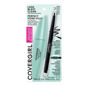 CoverGirl Lash Blast Clean Volume Mascara & Perfect Point Plus Eye Pencil Duo Pack
