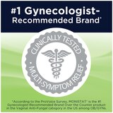 MONISTAT 3-Dose Yeast Infection Treatment, 3 Suppository Inserts & External Itch Cream, thumbnail image 4 of 7