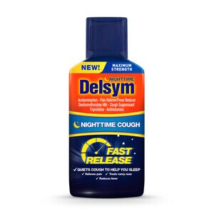 Delsym Fast Release Nighttime Cough Liquid, 6 OZ