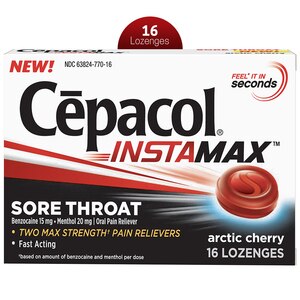 Cepacol Extra Strength Sore Throat & Cough Lozenges, Mixed Berry, 16 CT