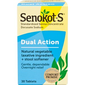 Senokot-S Dual-Action Laxative and Stool Softner Tablets