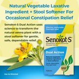 Senokot-S Dual-Action Laxative and Stool Softner Tablets, thumbnail image 4 of 4