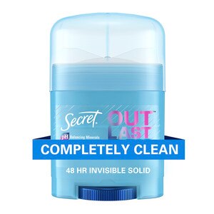 Secret Outlast Xtend Invisible Solid Completely Clean Antiperspirant/Deodorant, 0.5 OZ