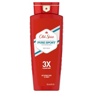 Old Spice High Endurance Men's Body Wash Pure Sport Scent Twin Pack, 36 OZ