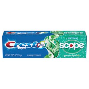 Crest Complete plus Scope Whitening Fluoride Toothpaste, Minty Fresh