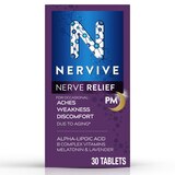 Nervive Nerve Relief PM, for Nerve Aches, Weakness, & Discomfort in Fingers, Toes, Hands, & Feet, 30 CT, thumbnail image 4 of 9