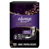 Always Discreet Boutique Incontinence Liners 2 Drop Light Long 32ct, thumbnail image 1 of 9