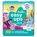 Pampers Easy Ups Girls Training Underwear, thumbnail image 1 of 18