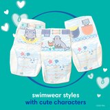 Pampers Splashers Disposable Swim Pants, Size M, 18 CT, thumbnail image 3 of 13