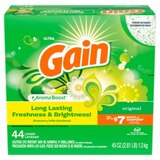Gain Powder Laundry Detergent for Regular and HE Washers, Original Scent, 45 oz, thumbnail image 1 of 6