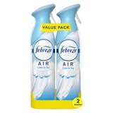 Febreze Odor-Fighting Air Freshener, Linen & Sky, Pack of 2, 8.8 fl oz each, thumbnail image 1 of 7