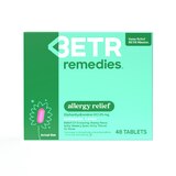 BETR Remedies Allergy Relief, Oral Antihistamine, Diphenhydramine 25 mg, 48 Tablets, thumbnail image 1 of 6
