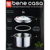 Bene Casa Stove Top Pressure Cooker, Aluminum, 9 LT, thumbnail image 5 of 7