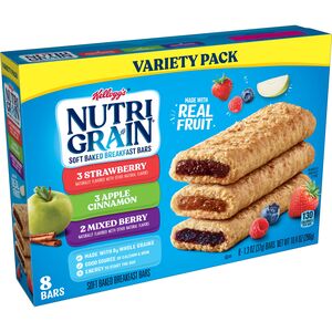 Nutri-Grain Soft Baked Breakfast Bar Variety Pack, 8 CT