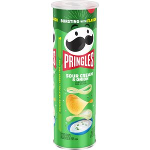 Pringles Sour Cream & Onion Potato Crisps, 5.5 oz