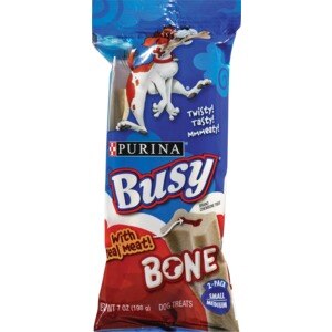Busy Bone Chewbone Treat with Real Meat for Small/Medium Dogs