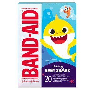 Band-Aid Bandages for Kids, Pinkfong Baby Shark