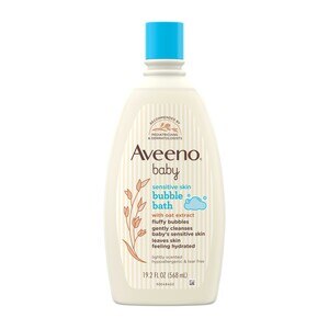 Aveeno Baby Sensitive Skin Bubble Bath, 19.2 FL OZ