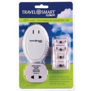 Travel Smart By Conair International Converter Set
