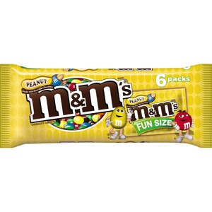 M&M's Peanut Chocolate Candies 6 Packs