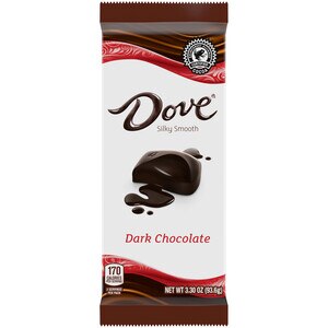 Dove Dark Chocolate Candy Bar, 3.30 oz